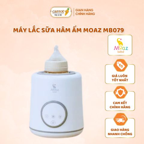 Máy Lắc Và Giữ Ấm Bình Sữa Cho Bé Moaz Bebe MB079