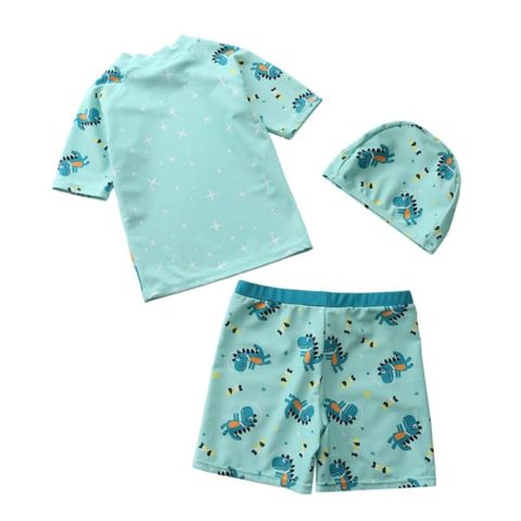 Sét Bộ Đồ Bơi Bé Trai Họa Tiết Khủng Long