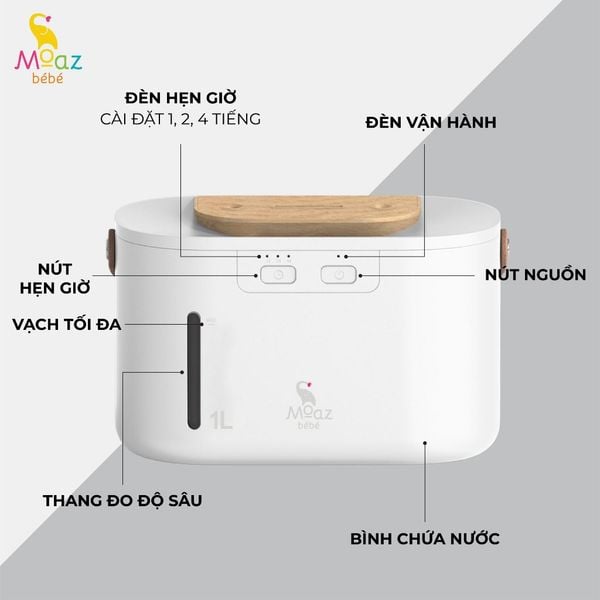 Máy Phun Sương Tạo Ẩm MOAZ BÉBÉ MB 065