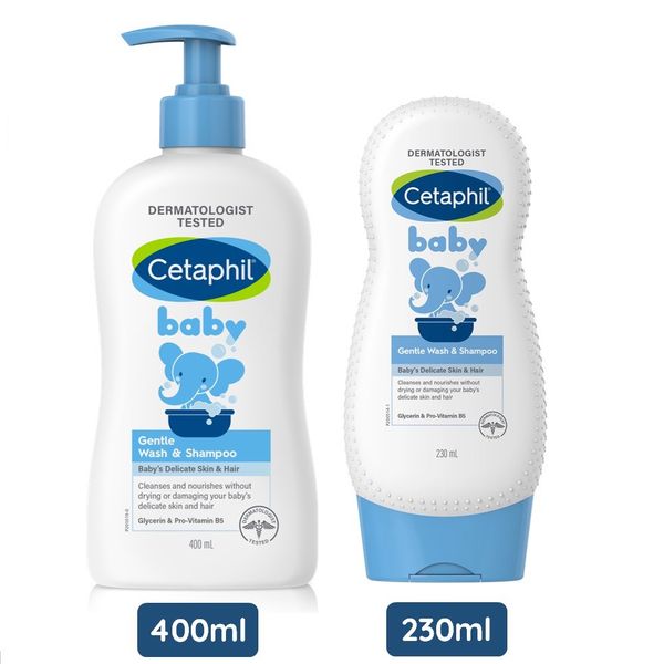 Sữa Tắm Gội Dịu Nhẹ Cho Bé Cetaphil Baby Gentle Wash & Shampoo 400ML
