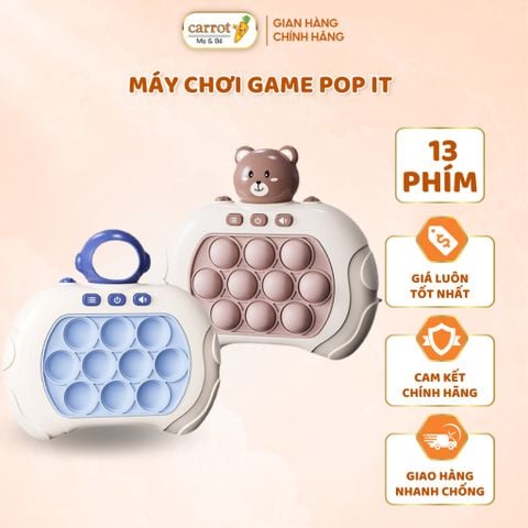 Máy Chơi Game POP IT - Luyện Mắt, Rèn Tập Trung Cho Bé - Cho Bé Từ 3 Tuổi