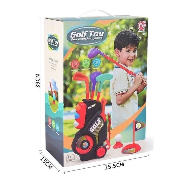 Bộ Đồ Chơi Golf Vận Động Cho Bé - Tăng Tập Trung, Nhựa ABS An Toàn - RX-501A