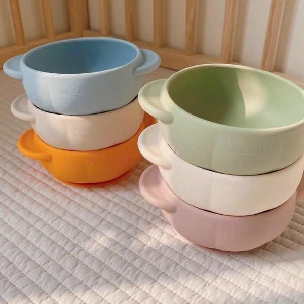 Bát Ăn Dặm Bar-rot Bí Ngô, Bát Ăn Dặm Silicone Cho Bé