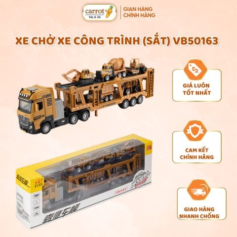Đồ Chơi Xe Chở Xe Công Trình VB50163 Cho Bé Từ 3 Tuổi