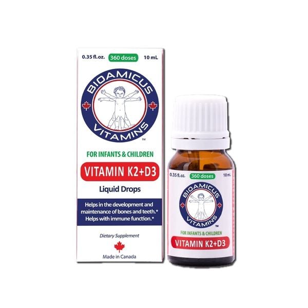 Vitamin D3 K2 BioAmicus Lọ 10ml