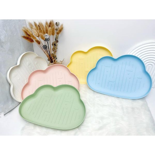 Khay Đựng Chén Ăn Dặm, Khay Ăn Dặm Hình Đám Mây Cho Bé