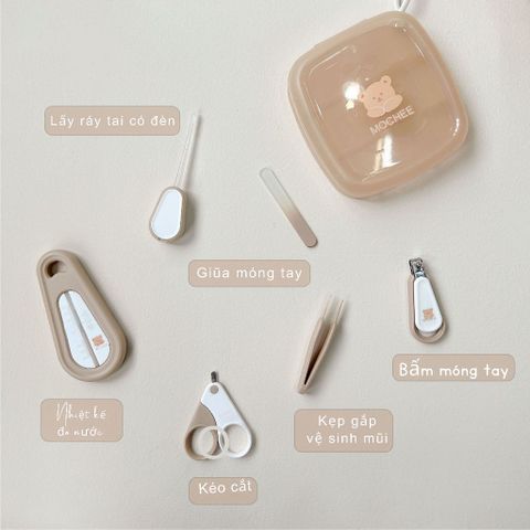 Bộ Dụng Cụ Bấm Móng Tay Đa Năng Cho Bé MOCHEE