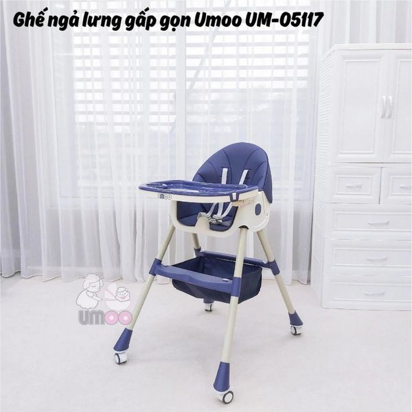 Ghế Ăn Dặm Ngả Lưng Gấp Gọn Umoo Cho Bé- UM-05117