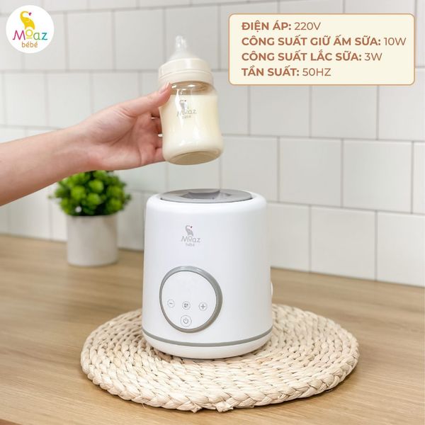 Máy Lắc Và Giữ Ấm Bình Sữa Cho Bé Moaz Bebe MB079