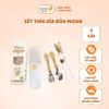 Sét Thìa Dĩa Đũa Misan Ăn Dặm Cho Bé - Kèm Hộp Đựng Tiện Lợi