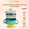 Chén Ăn Dặm Inox Chống Lật Có Tay Cầm Huanger