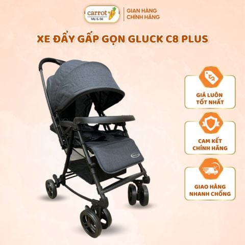 Xe Đẩy Gấp Gọn GLUCK C8 PLUS Cho Bé
