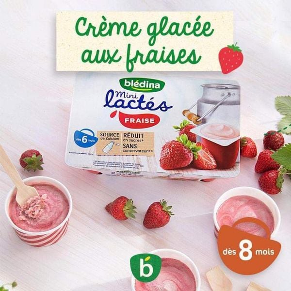 Sữa Chua BLEDINA Pháp - Mẫu Mới, Dành Cho Bé Tập Ăn, Dễ Dàng Mang Đi, Nhiều Canxi - 55g