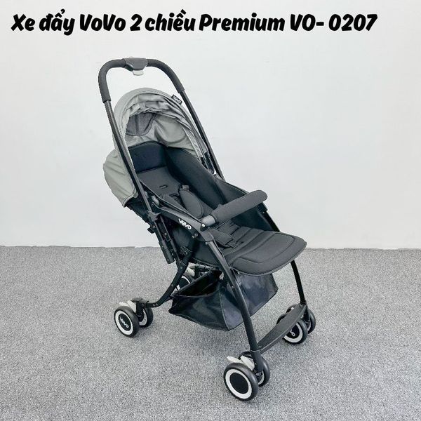 Xe Đẩy Gấp Gọn Vovo 2 chiều Premium 0207, 3 Tư Thế Điều Chỉnh Nằm, Ngả, NGồi