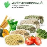 Mì Somen Tách Muối Cho Bé Từ 5M+ Baby Churu Meiwa 100G, Bí Đỏ, Bó Xôi, Cà Chua, Lúa Mạch