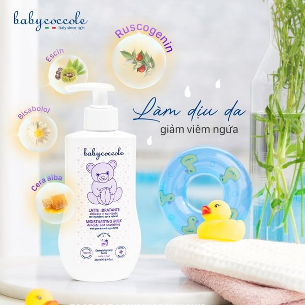 Sữa dưỡng ẩm chiết xuất hạnh nhân Babycoccole 0M+ Siêu Thị Mẹ Và Bé Carrot