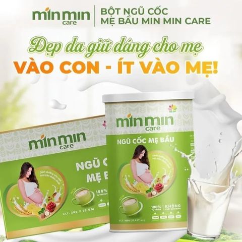 Ngũ Cốc Mẹ Bầu Min Min Care Hộp 25 Gói - Siêu Thị Mẹ Và Bé Carrot