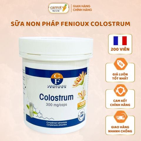 Sữa Non Pháp Fenioux Colostrum 200 Viên - Siêu Thị Mẹ Và Bé Carrot