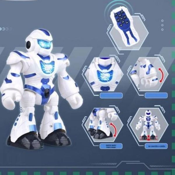 Robot Điều Khiển Thông Minh Cho Bé - Có Nhạc, Di Chuyển Đa Dạng, 606-3