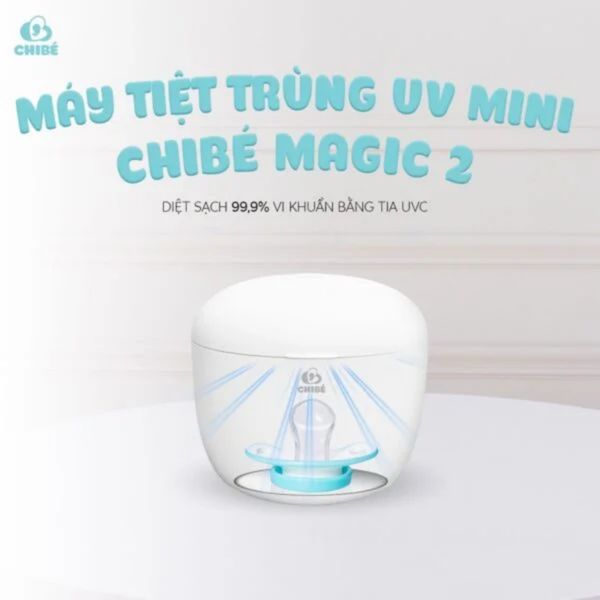 Máy Tiệt Trùng UV Mini CHIBE Magic 2 CB014, Tiệt Trùng Gặm Nướu, Ti Ngậm