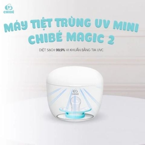 Máy Tiệt Trùng UV Mini CHIBE Magic 2 CB014, Tiệt Trùng Gặm Nướu, Ti Ngậm