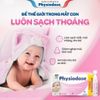 Nước Muối Sinh Lý Physiodose Vệ Sinh Tai, Mũi, Mắt Cho Bé Hộp 40 Ống x 5ML