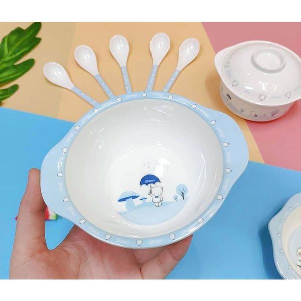 Chén Ăn Hình Gấu Nhỏ Beiner 6499, Bát Ăn Dặm Cho Bé