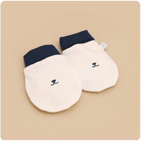 Sét 4 Món Phụ Kiện Phối Xanh Navy Thêu Mũi Gấu Nous