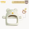 Ngậm Nướu Tobe Hình Gấu 3129 Chất Liệu Eco Silicone Cho Bé Đủ Màu