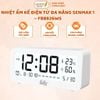Nhiệt Ẩm Kế Điện Tử Đa Năng Trong Nhà Kiêm Đồng Hồ Báo Thức Cho Bé Senmax 1 – FB8826WS