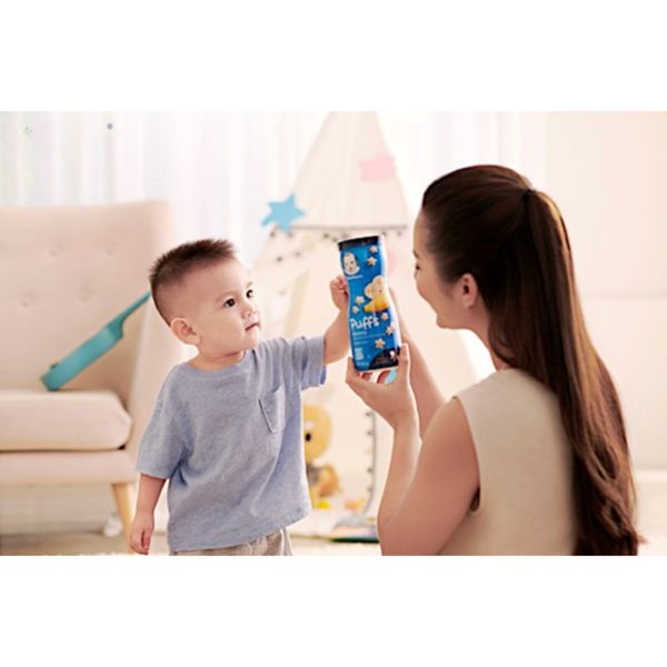 Bánh Ăn Dặm Gerber Puffs Hình Ngôi Sao 42G Đủ Vị Cho Bé 8M+