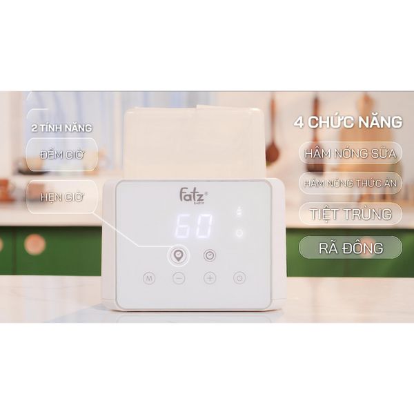 Máy Hâm Sữa Tiệt Trùng Điện Tử FATZBABY FB3093VN Duo 3