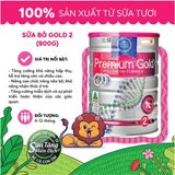 Sữa Bột Hoàng Gia Úc Premium Gold Số 2 Bổ Sung Vitamin, Khoáng Chất Cho Trẻ Royal AUSNZ 900g
