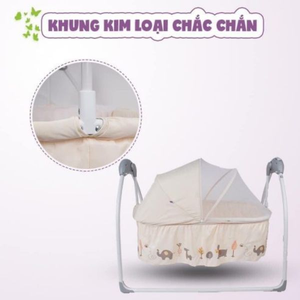 Nôi Tự Động Cao Cấp Mastela SG239-G - Màu Ngẫu Nhiên