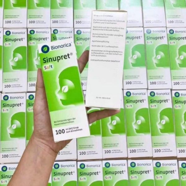 Siro Sinupret Saft Thảo Dược Hỗ Trợ Cải Thiện Sổ Mũi Đường Hô Hấp Cho Bé 100ML