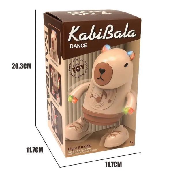 Đồ Chơi Capybara Nhún Nhảy Linh Hoạt, Có Nhạc Đèn Cho Bé