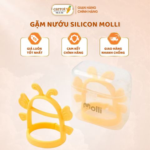 Gặm Nướu Molli  Silicon Cao Cấp Có Hộp Đựng Cho Bé
