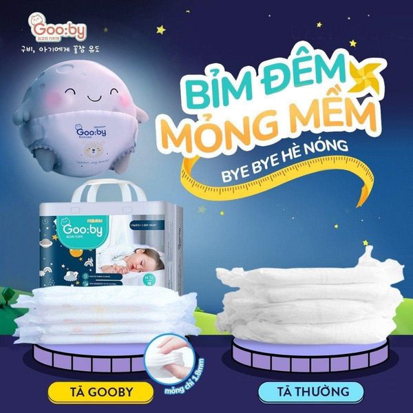 Tã - Bỉm quần Gooby Premium size M 32 miếng (6 - 11 kg)