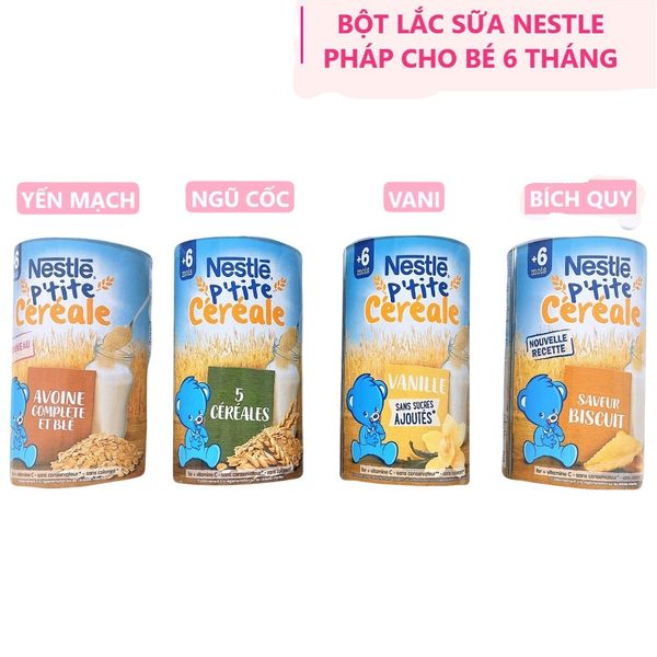 Bột Pha Sữa Nestle Pháp 400g Cho Bé Từ 6 Tháng