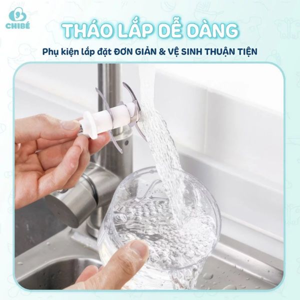 Máy Xay Ăn Dặm 8 Lưỡi ChiBe CB041, Máy Xay Đăng Năng Rau Củ Thịt Cho Bé