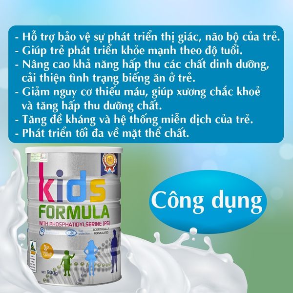 Sữa Kids Formula Royal AUSNZ, Giúp Phát Triển Toàn Diện Cho Trẻ Từ 3-18 Tuổi, 900g