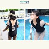 Bộ Bơi Bé Gái Mompa Cho Từ 2Y-6Y, Đồ Bơi Cho Bé