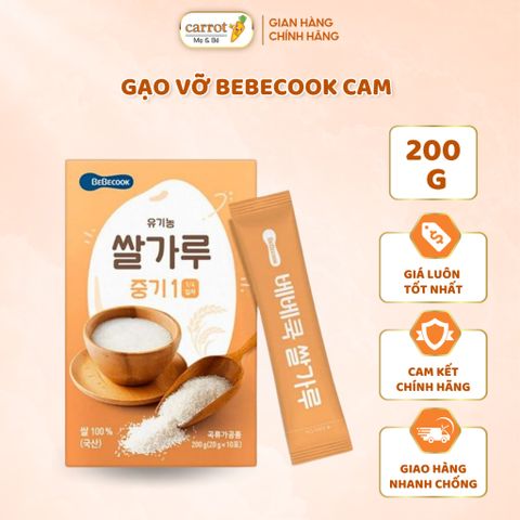Gạo Hữu Cơ Hạt Vỡ Bebecook Hàn Quốc 200G