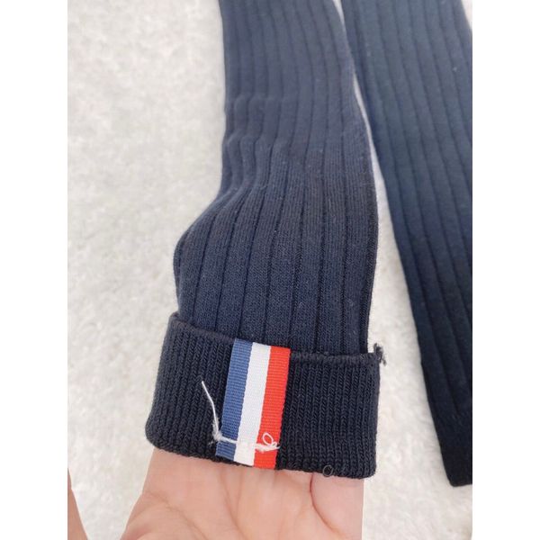 Quần Tất Len Bé Trai, Bé Gái Sọc Dưới Lai 3 Màu Size 95-105