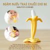 Gặm Nướu EDISON MAMA Nhật Bản, Gặm Nướu Hình Chuối An Toàn Cho Bé, Hàng Chính Hãng