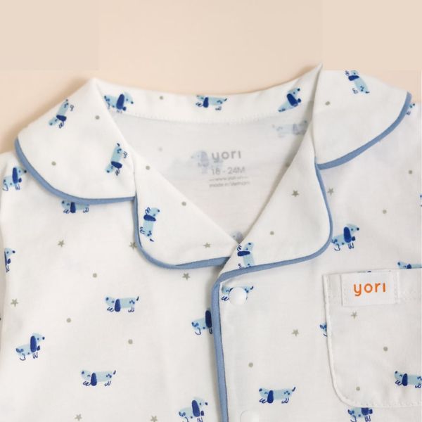 Bộ Pijamas YORI Dài Tay Đa Dạng Họa Tiết Bé Trai, Bé Gái Cho Bé Từ 9M-3 Tuổi
