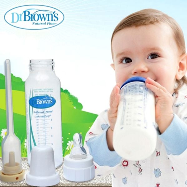 Bình Sữa Dr Brown's Options Nhựa PP BPA Free Sản Xuất Tại Mỹ 120ML, 250ML Cho Bé