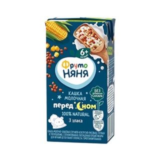 Sữa Fruto Nyannyan Nga Đêm 200ML, Tăng Cân Cho Bé, Từ 6 Tháng Tuổi