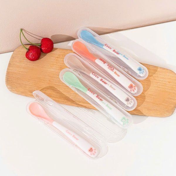 Thìa Cocobear Kèm Hộp, Thìa Ăn Dặm Cho Bé