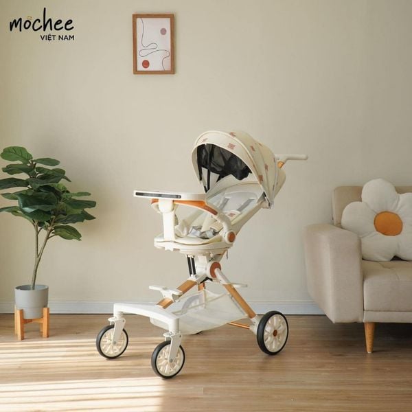 Xe đẩy Gấp Gọn MOCHEE MC064 Cho Bé, Thiết Kế Nhỏ Gọn, Khung Thép Chắc Chắn